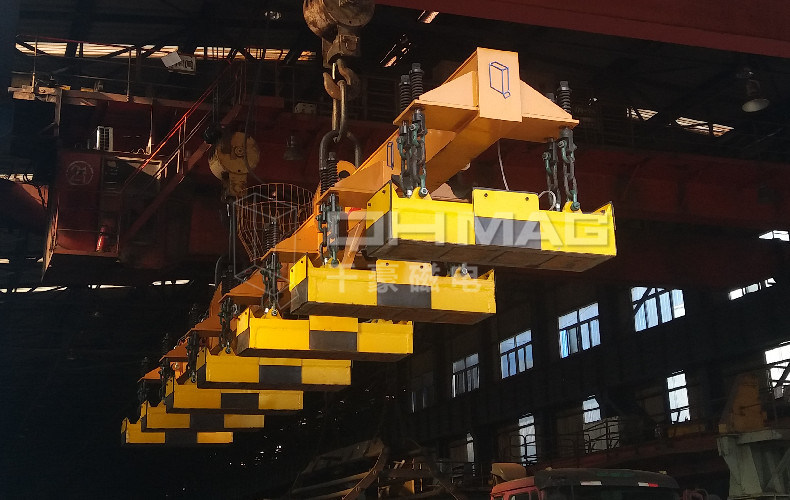 吊鋼板專用吊具，千豪電永磁吊具