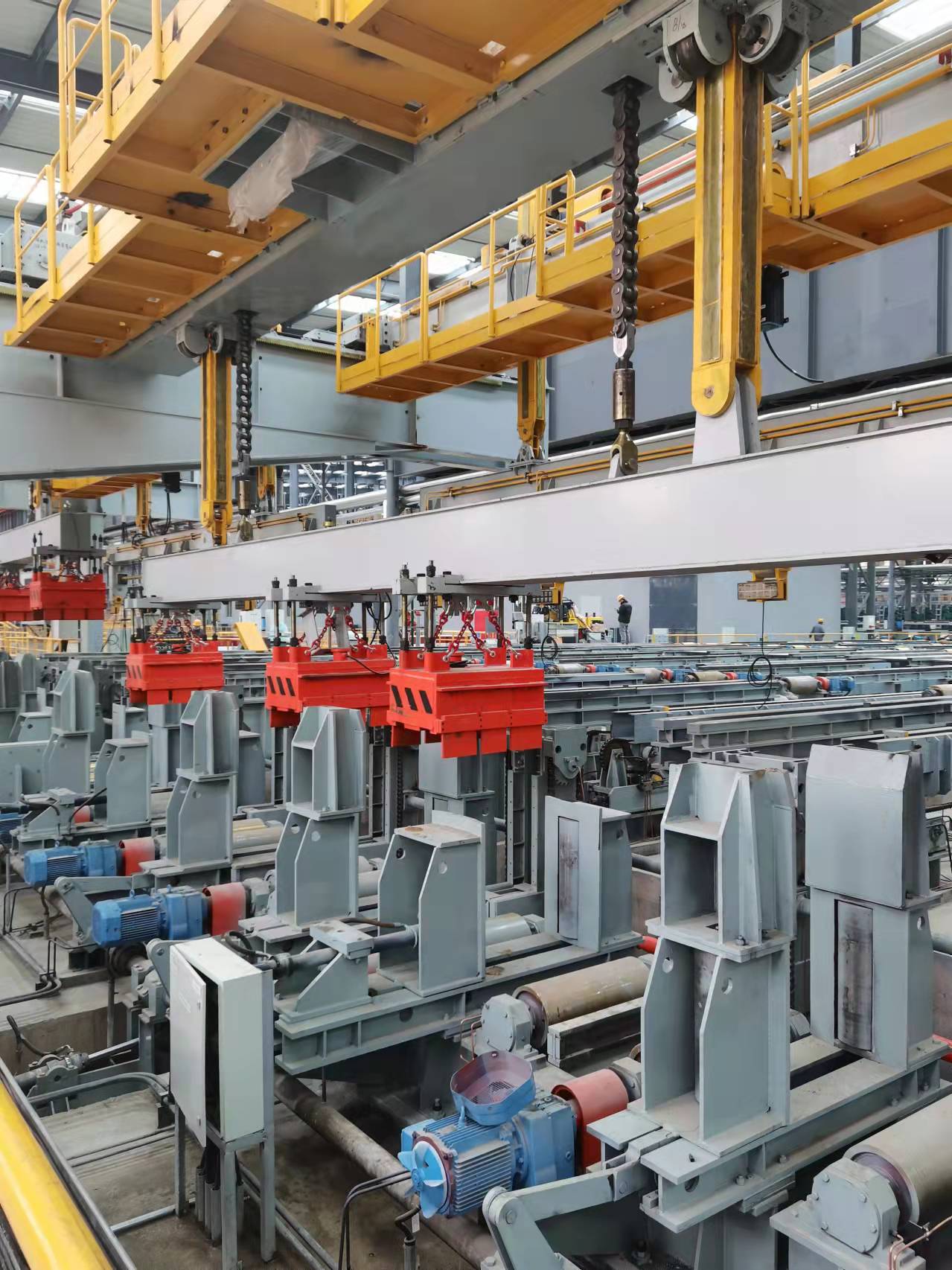 千豪吊型材，鋼軌自動化生產(chǎn)線用電永磁鐵吊具