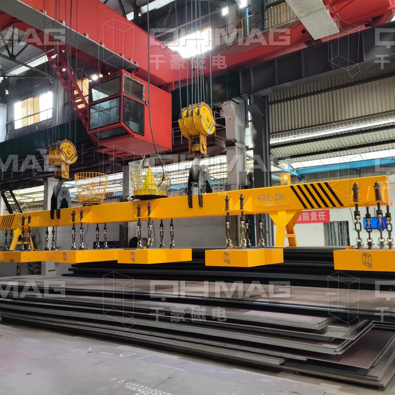 千豪吊鋼板電永磁吊具，鋼板吊具，電永磁吊具，磁力吊具