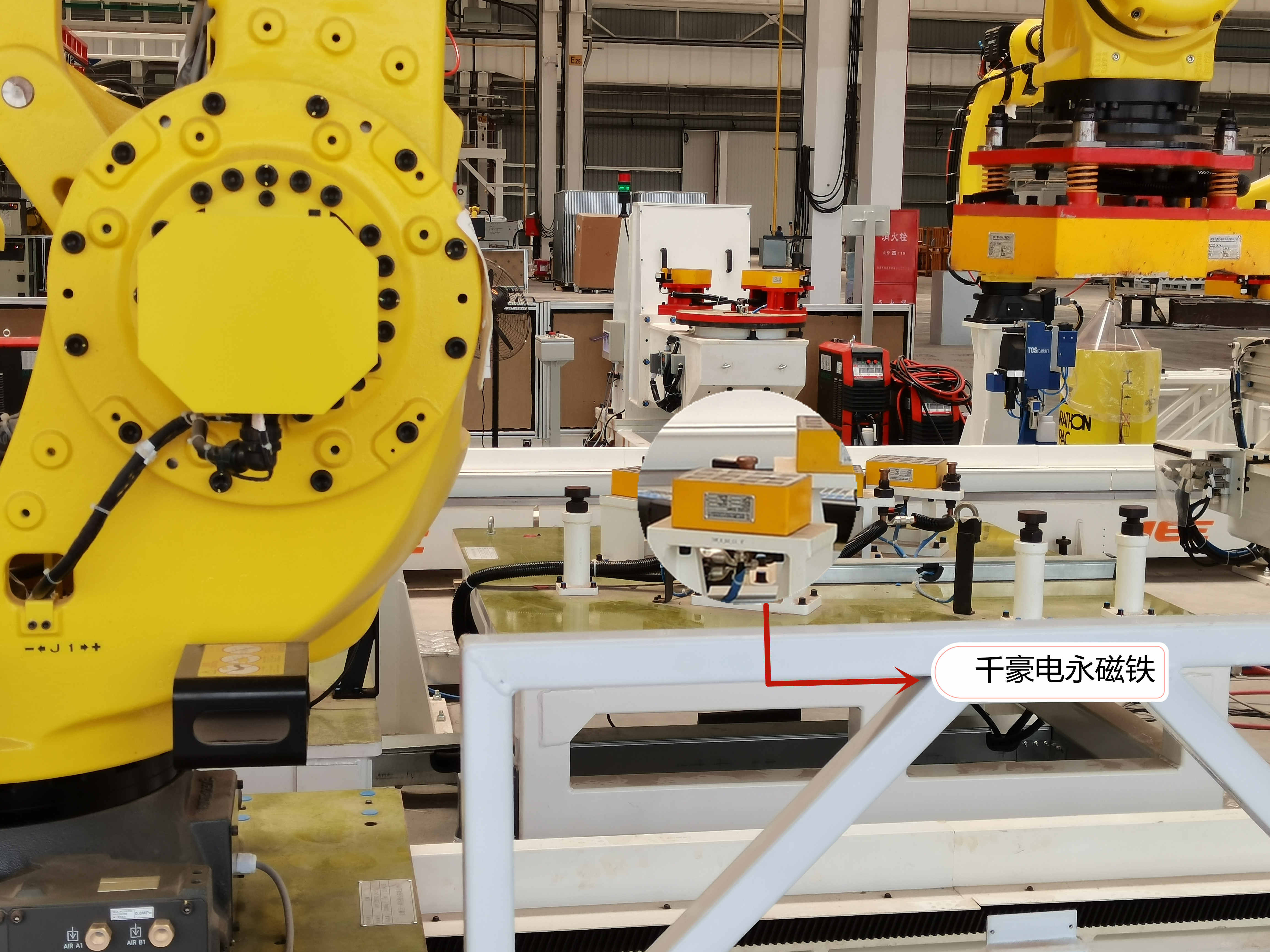千豪自動(dòng)化夾具，電永磁夾具，機(jī)械手吸盤