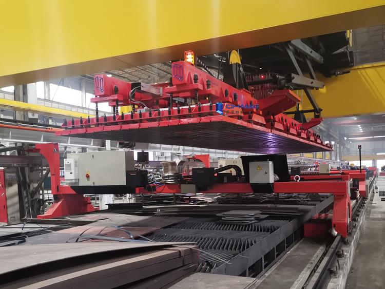 全覆蓋集群式電永磁吊具，激光上下料吊具