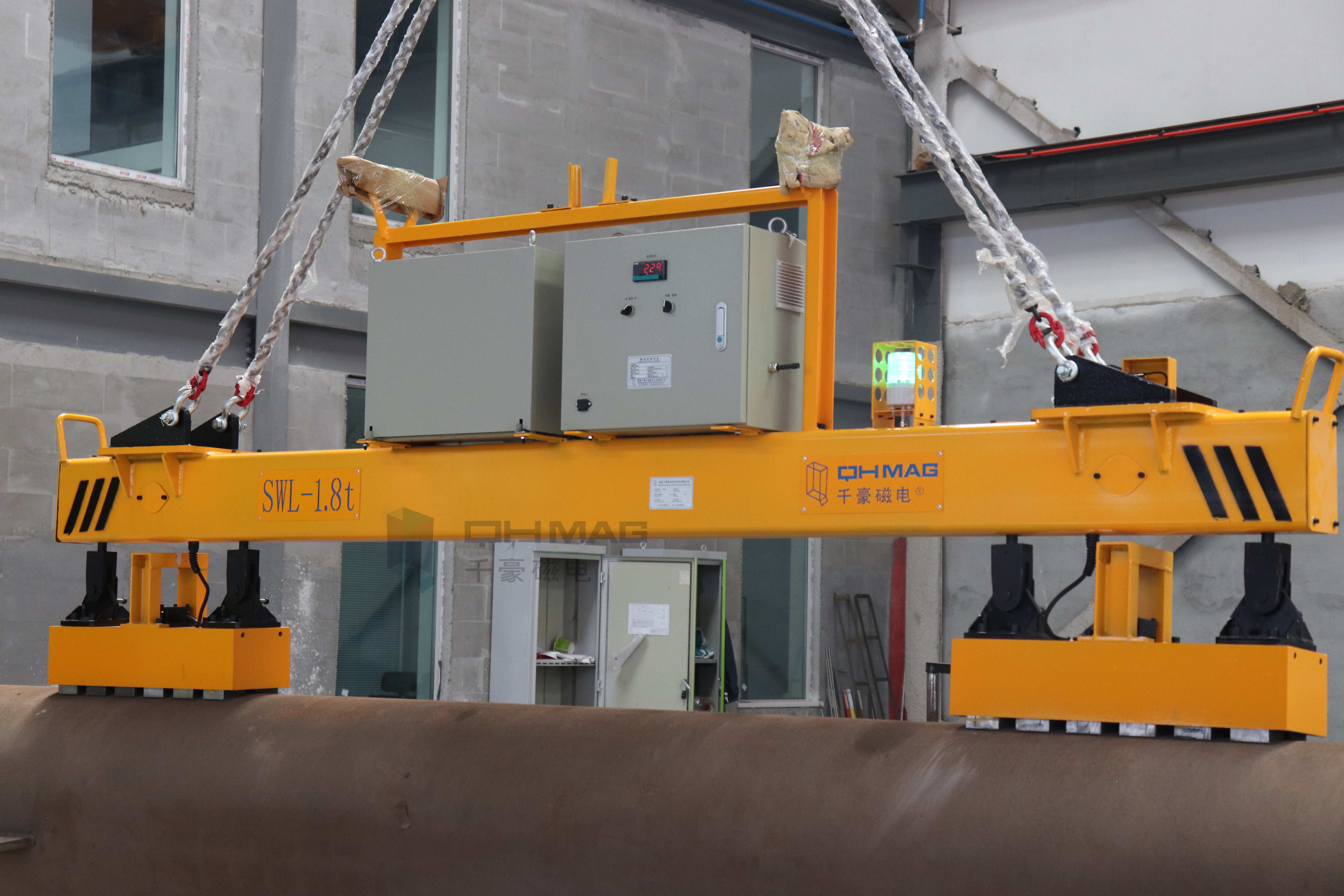 千豪充電式電永磁吊具（吊鋼管吊具）